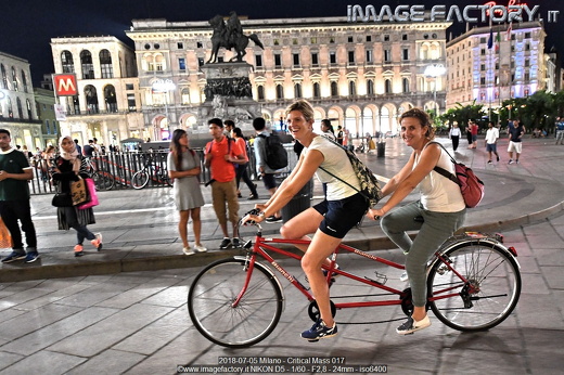 2018-07-05 Milano - Critical Mass 017